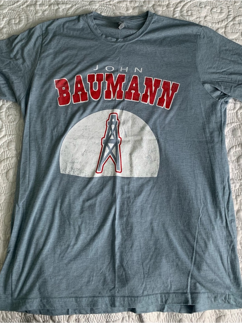 Vintage John Baumann Concert T‑Shirt - from the defunct 3rd Coast Inn Men’s L